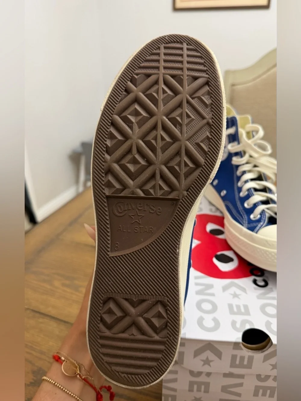 CdG PLAY x Converse Women's Chuck Taylor All Star Peek-A-Boo High-Top Sneakers